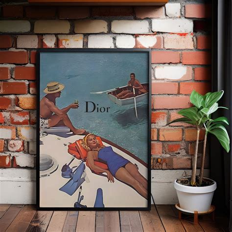 vintage Dior posters